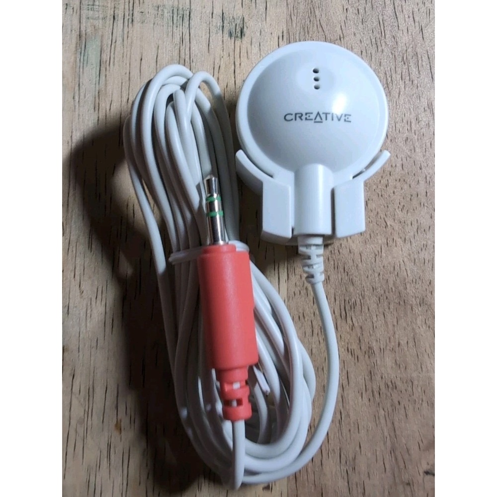 Genuine Creative Desktop PC Computer Microphone Laptop Stereo MIC w/Mount Holder